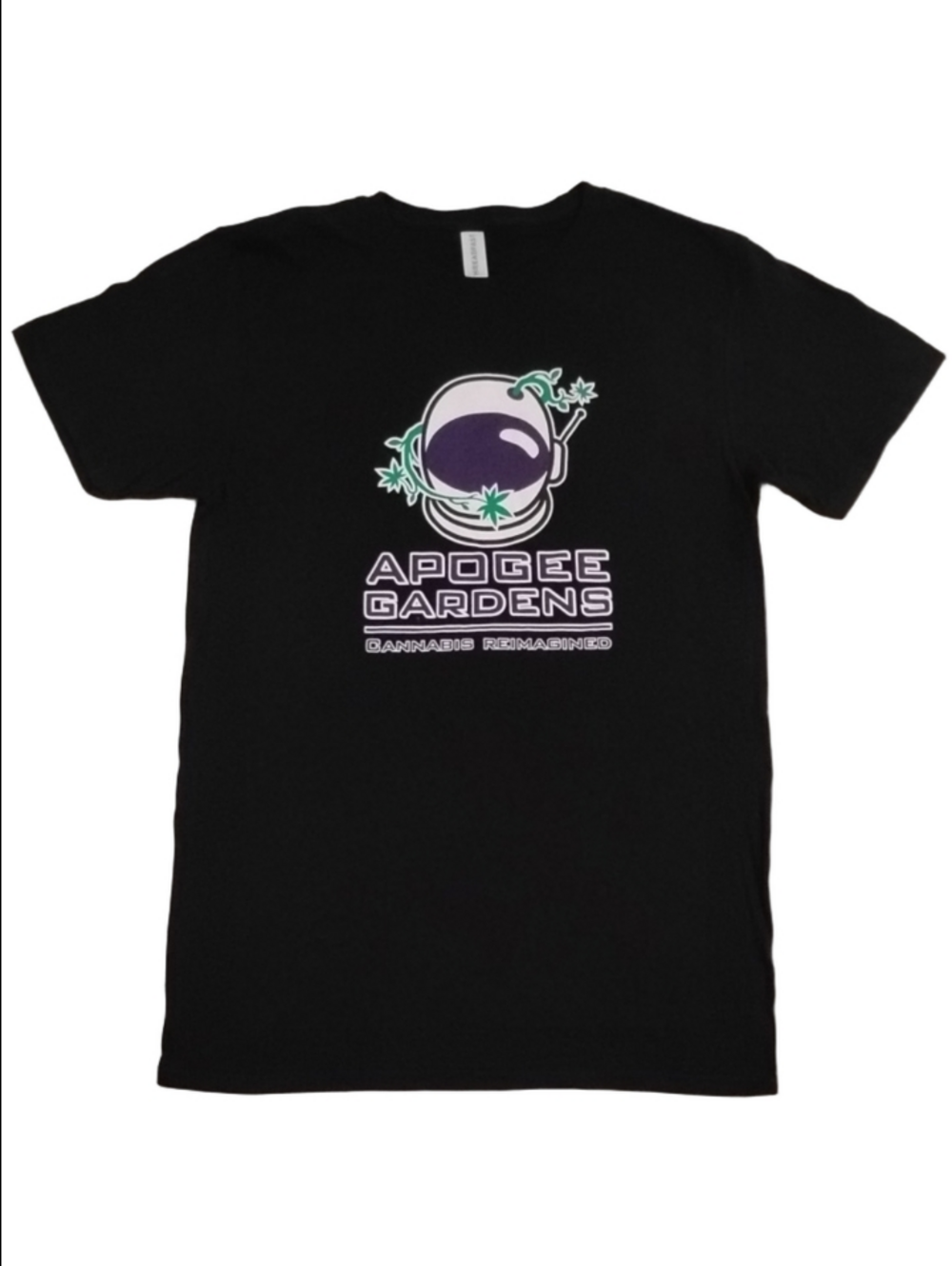 3/$20 Black Apogee Gardens Dispensary Men's Short Sleeve Shirt